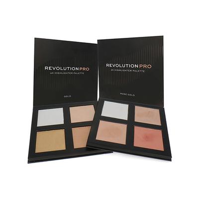 Revolution Pro 4K Highlighter Palette-Gold 16 gm - Face Palettes