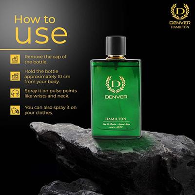 Denver Hamilton Long Lasting Perfume Body Scent for Men 100 ml - Men Perfumes (Edt/Edp)