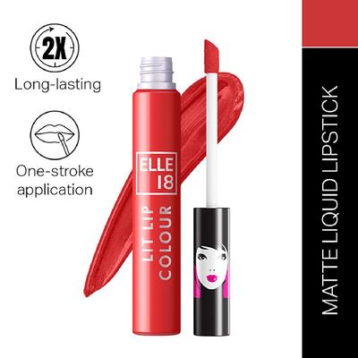 Elle 18 Liquid Lip Color Candy Red 5.6 ml - Liquid Lipsticks