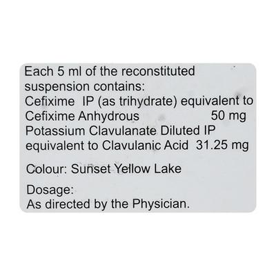 Cefolac CV 50mg Oral Suspension 30ml - Bacterial Infections-Cep