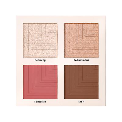 Matt Look Tone & Glaze Sculpting Face Palette for Makeup with Blushes, Highlighters & Contour, Pro Sculpt-02 18.92 gm - Contour