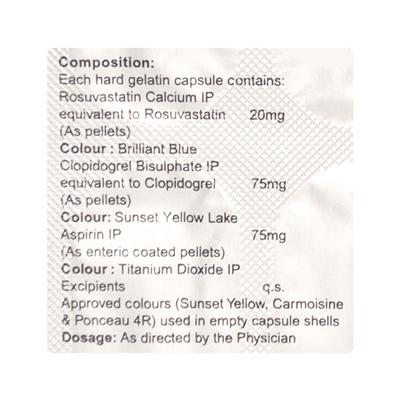Cardirose Gold 20mg Capsule 10'S - High Cholesterol-Dys