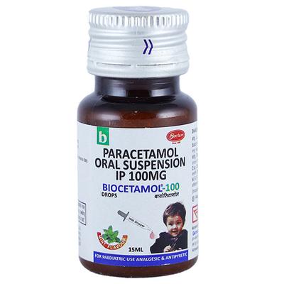 BIOCETAMOL 100mg Oral Drops 15ml - Fever-Ana