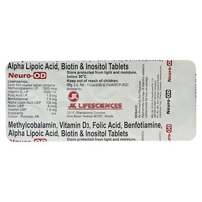 NEURO OD Tablet 10's - Supplements-Vam