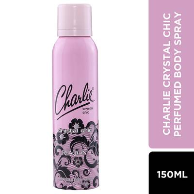 Revlon Charlie Crystal Chic Perfumed Body Spray 150 Ml - Women Deodorants/Roll-Ons