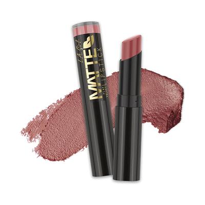 L.A.Girl Matte Flat Velvet Lipstick- Hush 3 gm - Lipsticks