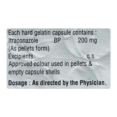 Itralin 200Mg Capsule 10's - Fungal Infections-Anf