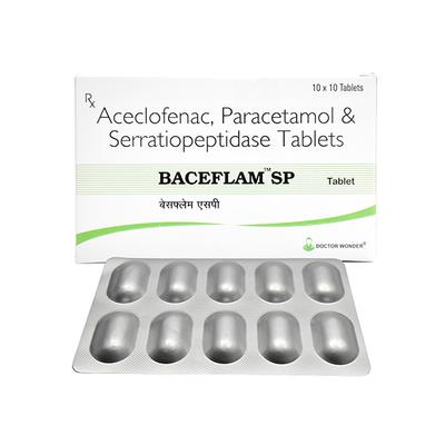 BACEFLAM SP Tablet 10's - Pain relief-Nsa
