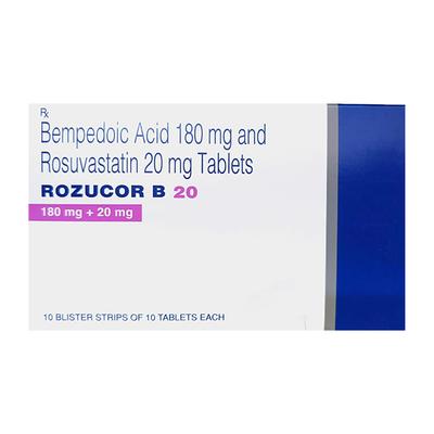 ROZUCOR B 20 Tablet 10's - High Cholesterol-Dys