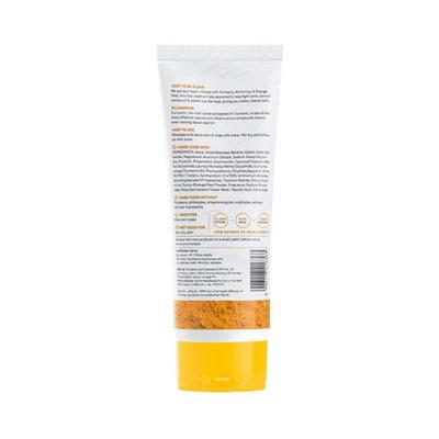Plum Turmeric White Clay Acne Action Face Wash Fights Acne Controls Excess Oil with Orange Peel 100ml - Face Washes