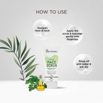 The Skin Story Face Scrub - Moringa 100 gm - Face Scrubs