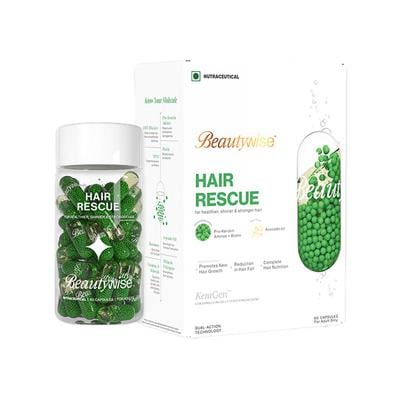 Beautywise Hair Rescue, Biotin & Keratin, for Hairfall Control & Growth 60's - Multi-Vitamins