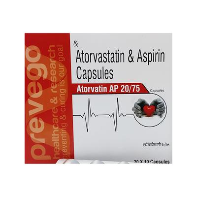 ATORVATIN AP 20/75 Capsule 10's - Blood Clot-Ant