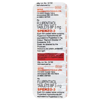 Spenzo 3mg Tablet 10'S - Schizophrenia-Aps