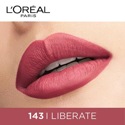 L'Oreal Paris Rouge Signature Matte Liquid Lipstick, 143 I Liberate 7 ml - Lipsticks