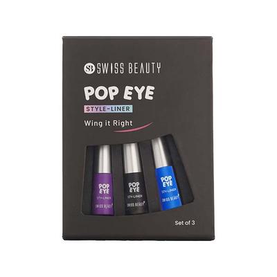Swiss Beauty Pop Eye Style-Liner 3's - Makeup Kits & Sets