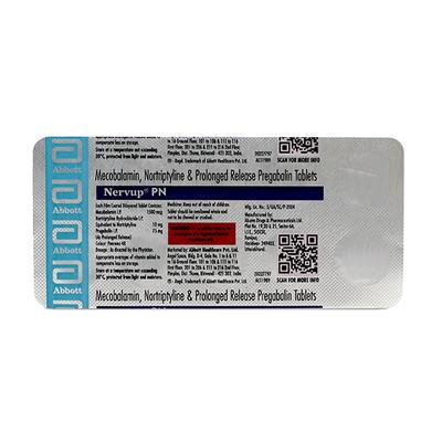 NERVUP PN Tablet 10's - Neuropathic Pain-Dru