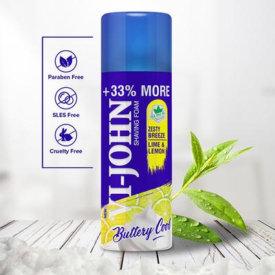 Vi-John Tea Tree Shaving Foam - Vitamin E - Pack of 2 x 400 gm - Shaving Foams