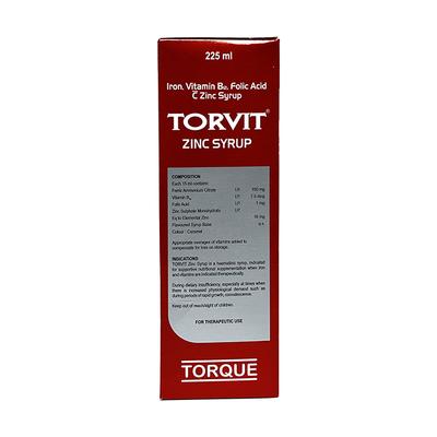 TORVIT ZINC Syrup 225ml - Supplements-Vam