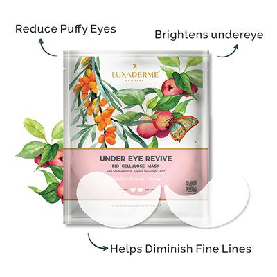 Luxa Derme Under Eye Revive Bio Cellulose Sheet Mask (Pack 2 x 5ml) 1's - Eye Masks
