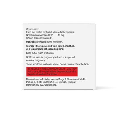 Normonal CR 10mg Tablet 10'S - Hormonal Therapy-Oes