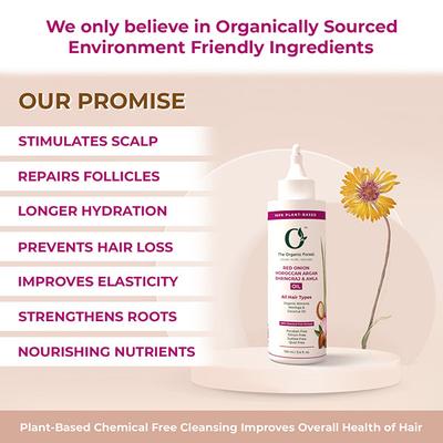 Organic Forest 100% VEGAN Best Hair Oil for Hair Growth, Re-Growth and Hair Fall Control Oil (Blend of Blends) 100 ml - Hair Oils