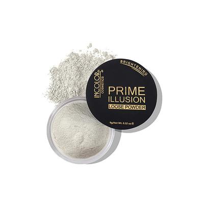 Incolor Brightening Prime Illusion Loose Powder 02 Spotlight 9 Gm - Lipsticks