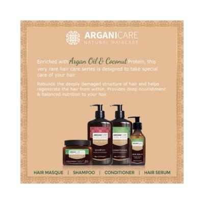 Arganicare Hydrating Organic Argan and Coconut Oil Shampoo 400 ml - Shampoos
