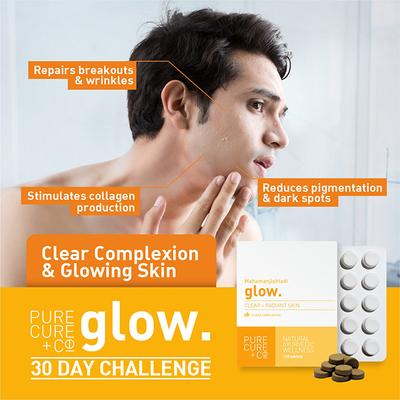 Purecure+Co Mahamanjishtadi Glow (60 Tablets) 1's - Hair & Skin