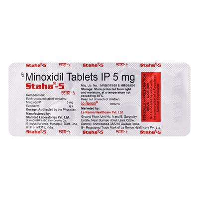 Staha 5mg Tablet 10'S - Hypertension-Oah