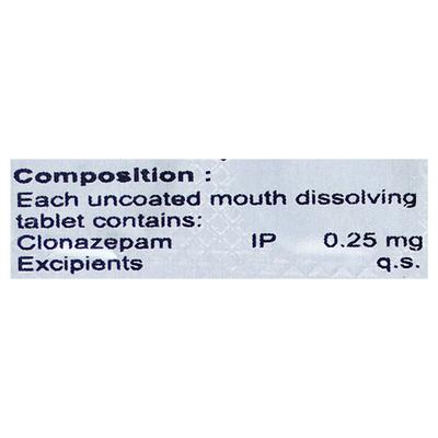 CLOTAS MD 0.25 Tablet 15's - Anxiety-Anx