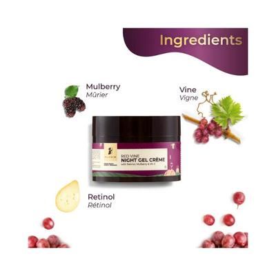Pilgrim Red Vine Night Cremegel 50 gm - Night Cream