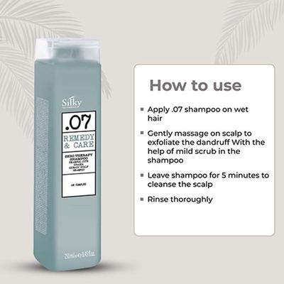 Silky Technobasics .07 Sebotherapy Shampoo For Greasy Scalp 1000 ml - Shampoos