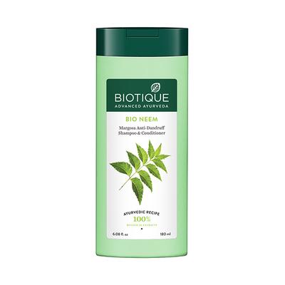 Biotique Fresh Neem Anti Dandruff Shampoo & Conditioner 180ml - Shampoos