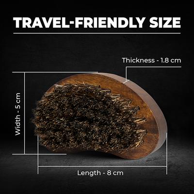 Beardo Beard Brush - Boar Bristle - Beard Comb