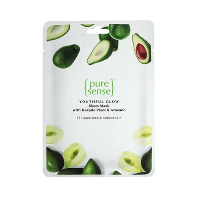 PureSense Anti Ageing Sheet Mask with Avocado and Kakadu Plum For Nourished and Radiant Skin 15 ml - Sheet Masks