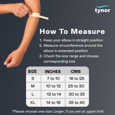 Tynor Tennis Elbow Support (M) (E 10) - Arm/Elbow Supports