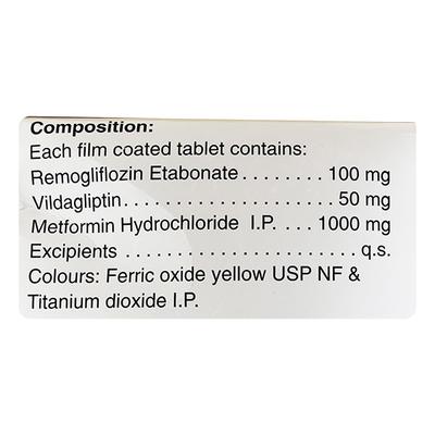 REMO MV 1000 Tablet 10's - Diabetes-Ant