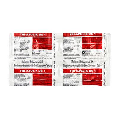 TRI AZULIX DS 1mg Tablet 10's - Diabetes-Ant