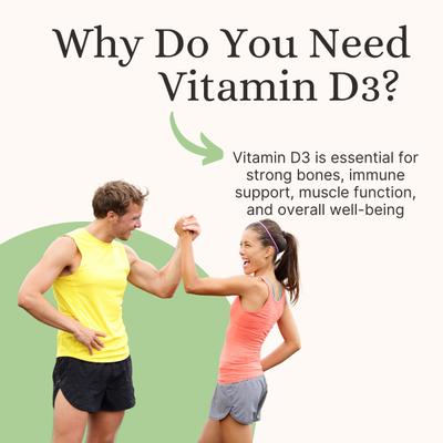 Pure Nutrition Vitamin D3 + K2 FROM LICHEN 350 mg Veg Tablet 60's - Multi-Vitamins