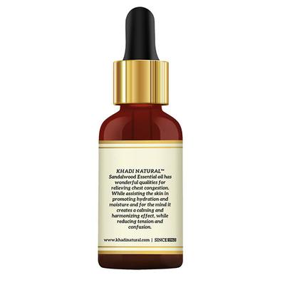 KHADI NATURAL SANDALWOOD ESSENTIAL OIL 15 ml - Essential Oils