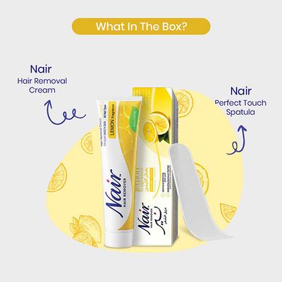 Nair Legs & Body Hair Removal Cream - Lemon 110 gm - Shaving & Hair Removal