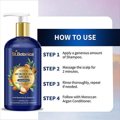 St.Botanica Moroccan Argan Hair Shampoo 300 ml - Shampoos