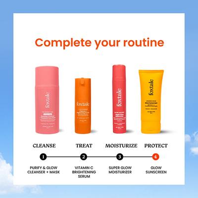 Foxtale Essentials Brightening Spf 50 Sunscreen with Vitamin C and Niacinamide 50 ml - Face Sunscreen