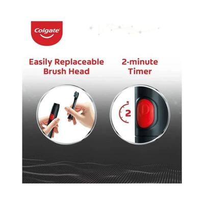 Colgate-Palmolive, Colgate Pro-Clinical 150 Charcoal Battery Powered Toothbrush 1's - Toothbrushes