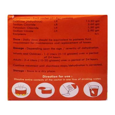 ORS (DR MOREPEN) REFRESHING ORANGE FLAVOUR Powder 21.8gm - Supplements-Ele