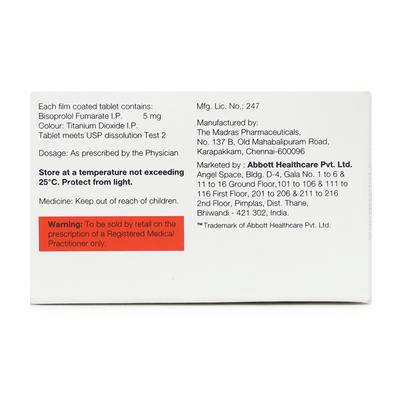 Bisosafe 5mg Tablet 10'S - Hypertension-Bet