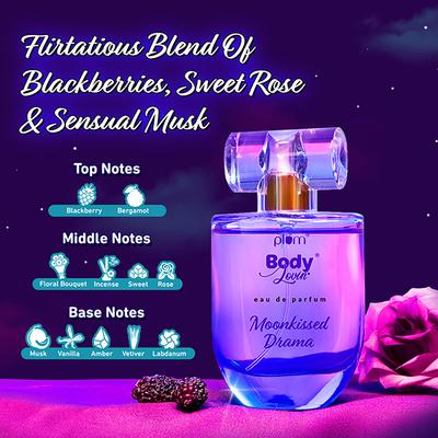 Plum BodyLovin' Moonkissed Drama Eau De Parfum - Long Lasting Floral Musky Perfume 50 ml - Women Perfumes (Edt/Edp)