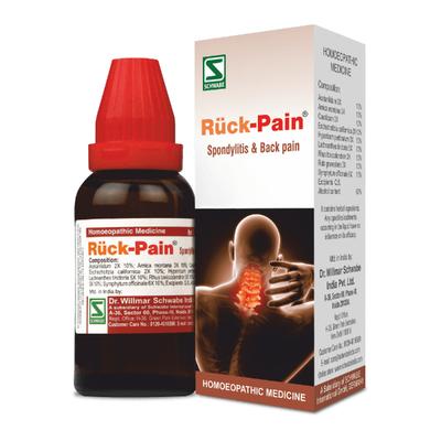 Dr.Willmar Schwabe Ruck Pain Oil 30 ml - Pain Relief (Ayush)