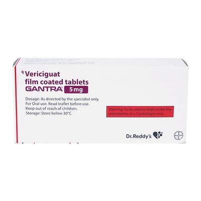 GANTRA 5mg Tablet 14's - Heart Failure-Car